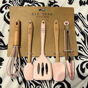 pink Rae Dunn mini utensils